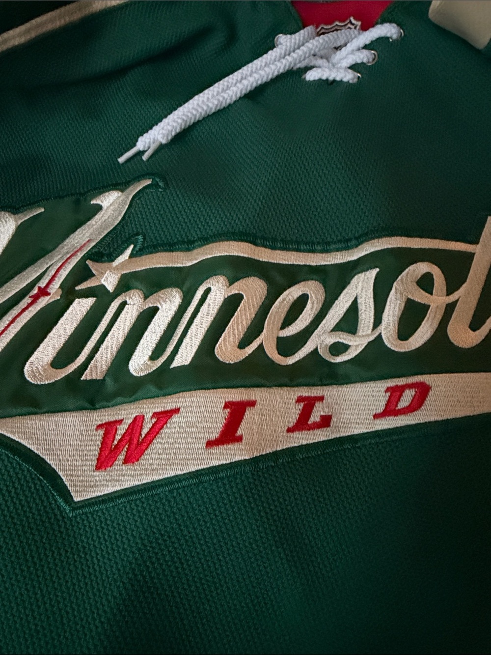 Reebok Niederreiter #22 Minnesota Wild Reebok Premier jersey XXXL Green Cream - Picture 8 of 8
